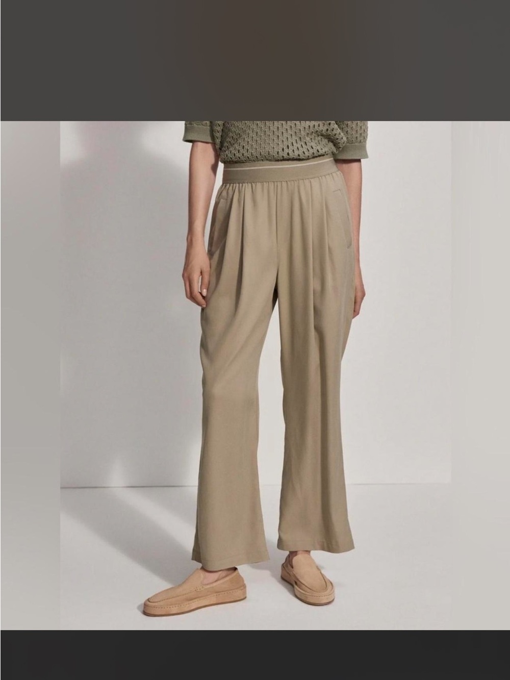 Varley Riggs Loose Fit Pant 29 in Abbey Stone